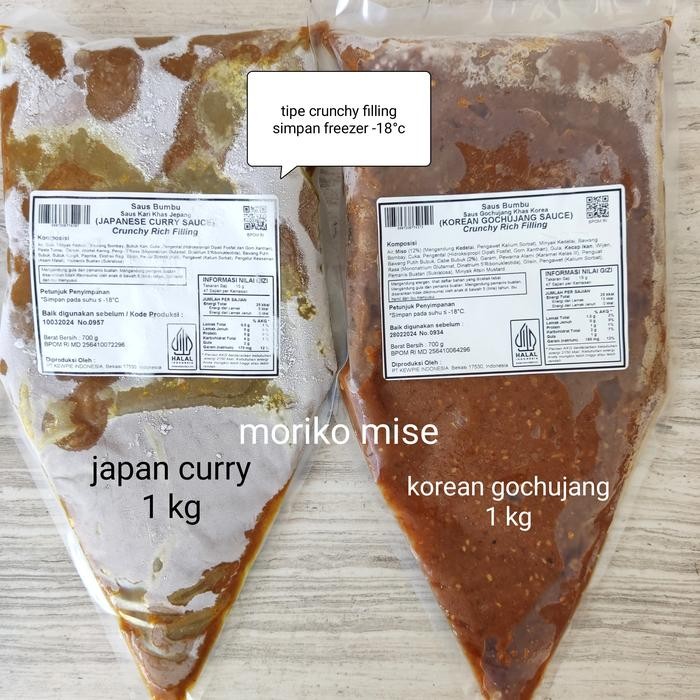 

Diskon! Promo Japanese Curry Crunchy Filling 1Kg Korean Gochujang Kari Jepang