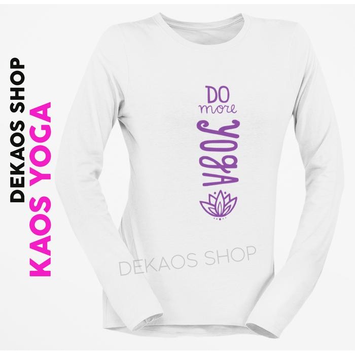 KAOS YOGA LENGAN PANJANG WANITA / KAOS SENAM LENGAN PANJANG / 1089LO