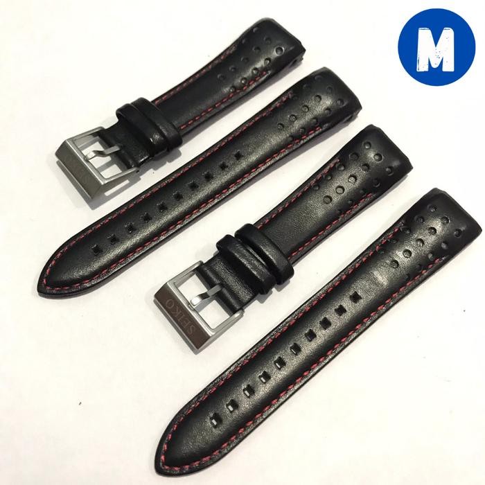 Strap tali jam tangan kulit seiko leather kulit premium