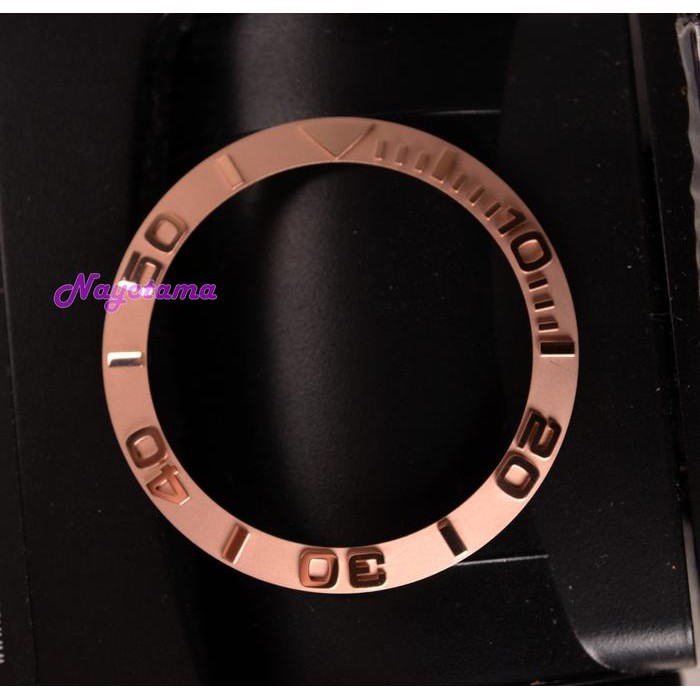 Yacht Master Ceramic Insert Bezel Rose-GOLD for Seiko 5 SRPD SKX007