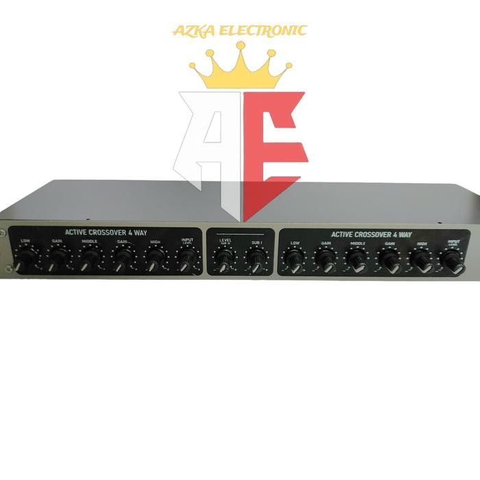 Crossover Aktif 4 Way Plus Subwoofer