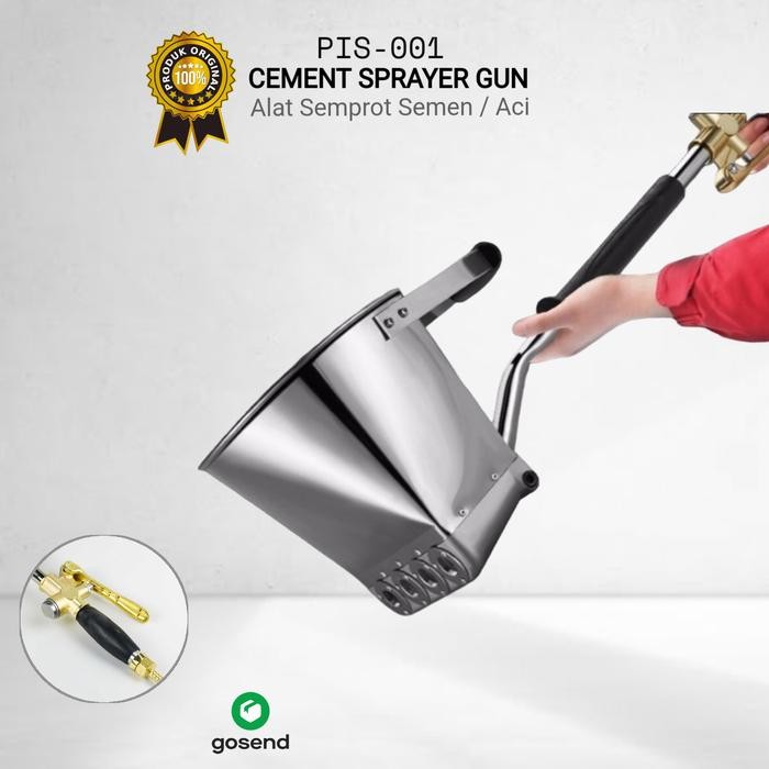 Semprotan Semen Tembok Plester Mortar Spray Gun 4 Liter