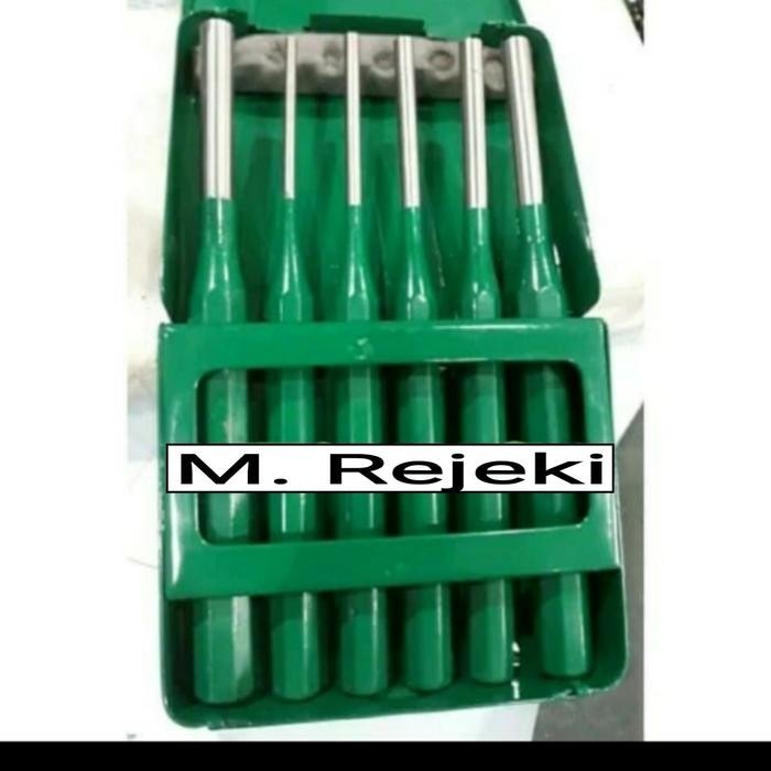 

Pin Punch Set 6 Pcs Wipro Wp006D15 Betel Drip Pin Alat Penitik Set Ori