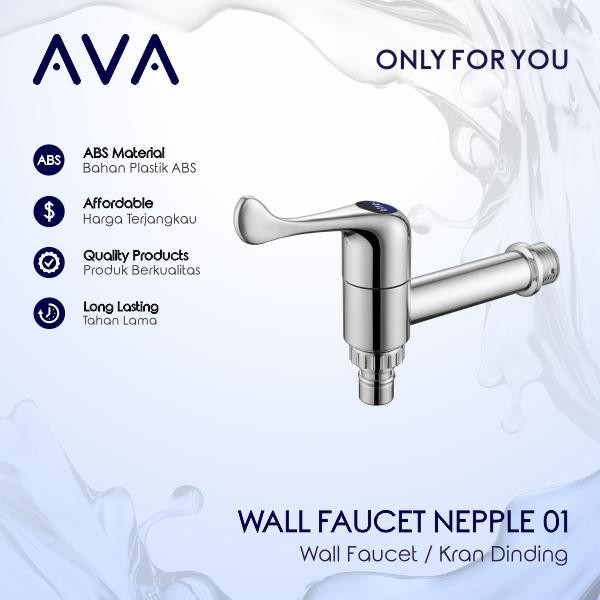 Onda Kenma'Ster - Kran Air - Keran Tembok/ Wall Faucet Nepple 01 Plastik Abs