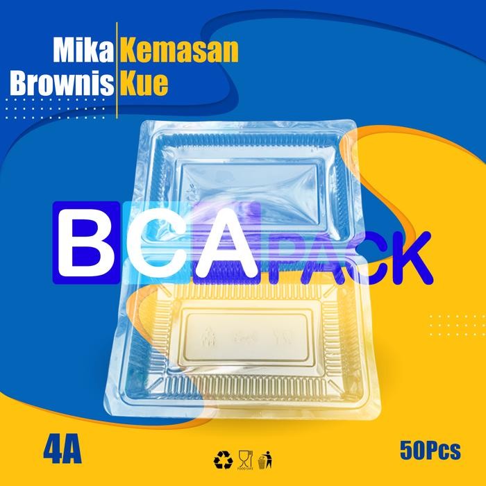 JT MIKA 4A - MIKA PLASTIK KEMASAN KUE DAN MAKANAN UKURAN 4A - ISI 100PCS