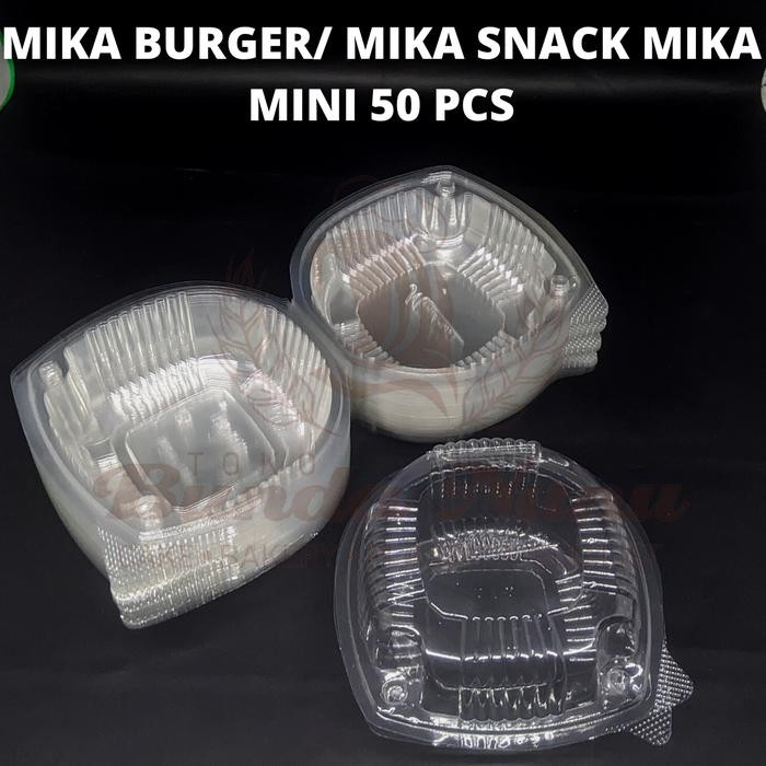 JT Mika Burger/ Mika Snack/ Mini Mika 50 Pcs
