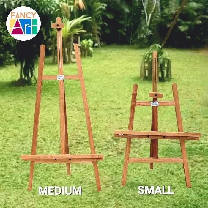 

Stand Lukis Kayu Tripod Wooden Easel Kanvas Lukis