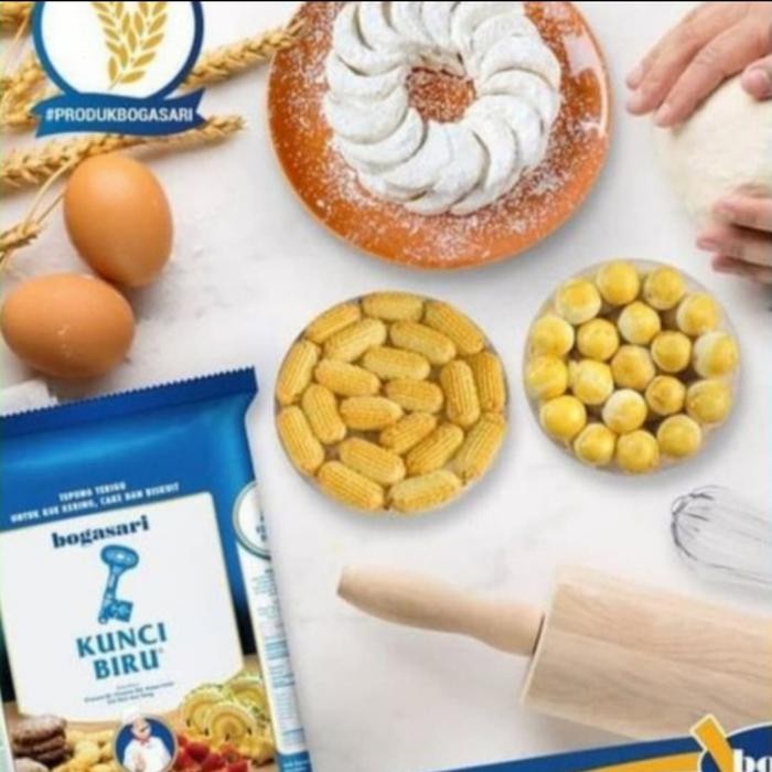 

Terbaru 1 dus isi 12pcs Tepung Terigu Kunci Biru @kemasan 1kg Ready