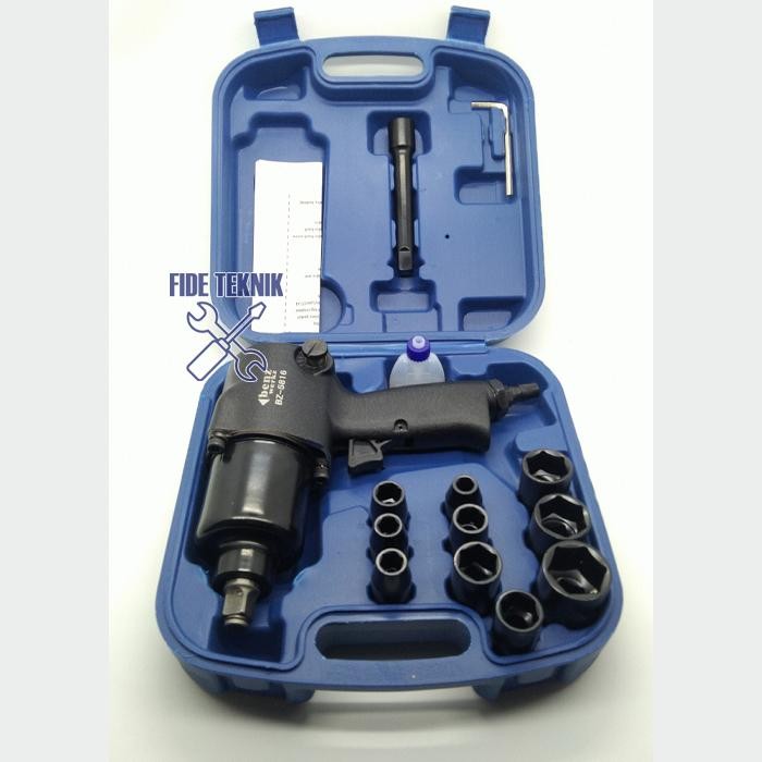AIR IMPACT WRENCH 1/2" TWIN HAMMER IMPEK ANGIN PEMBUKA BAN BENZ 5816