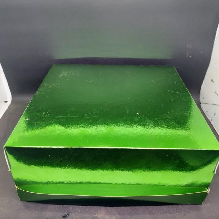 (Allthebest) Dus lebaran Kotak Kue hijau 22 x 22