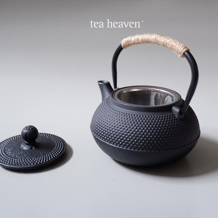 Teko Teh Jepang Tetsubin Premium Besi Hitam Japanese Teapot Cast Iron