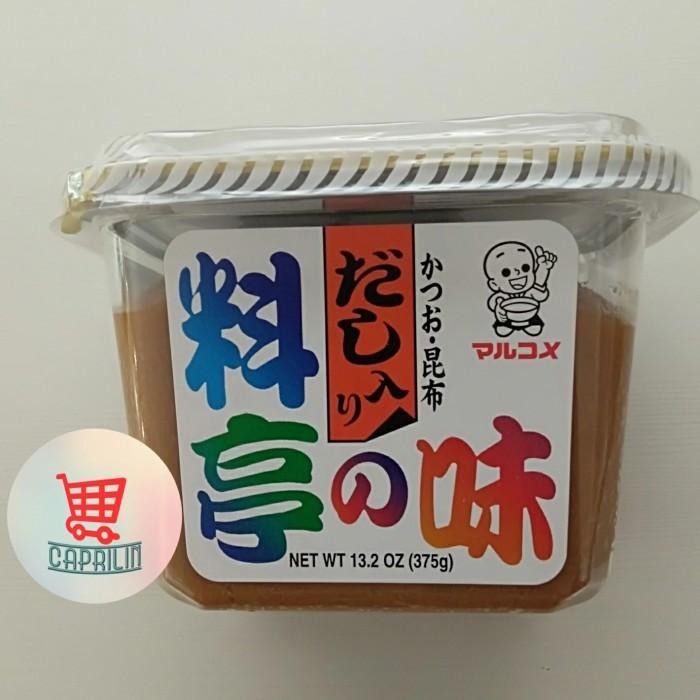 

(Allthebest) Marukome Dashiiri Ryoutei No Aji Miso Paste with Dashi / Genen 375 gr
