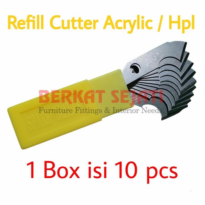 

ID 10 PC REFILL ISI MATA PISAU ALAT POTONG CUTTER HPL ACRYLIC MIKA XINFA
