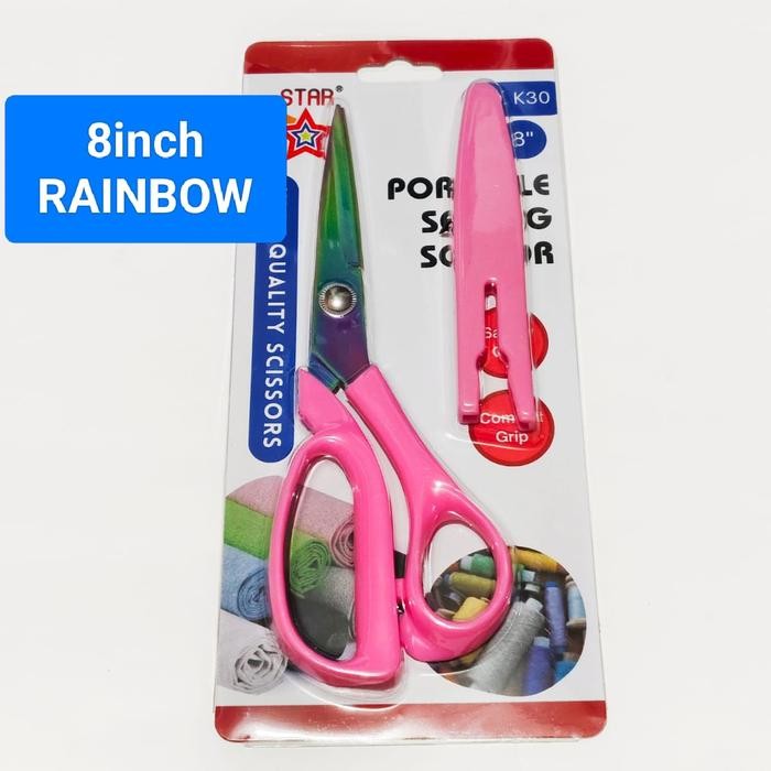 

ID GUNTING KAIN/BAHAN SERBAGUNA STAINLESS 8INCH DAN 9 INCH /GUNTING SARUNG