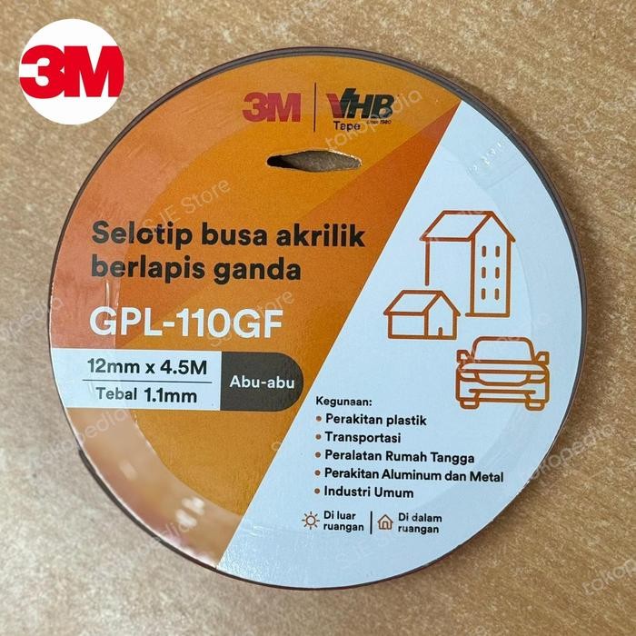 

ID 3M DOUBLE TAPE VHB 12 MM X 4,5M ORIGINAL