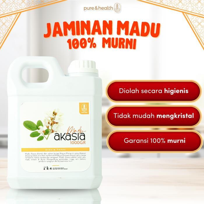 

MADU ASLI AKASIA 1 KG MADU MURNI NATURAL RAW HONEY
