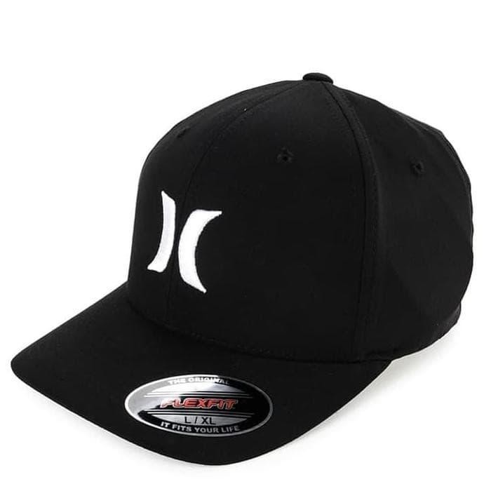 TERLARIS Topi Pria / Topi Hurley Dri-Fit One & Only Hat Black READY STOCK