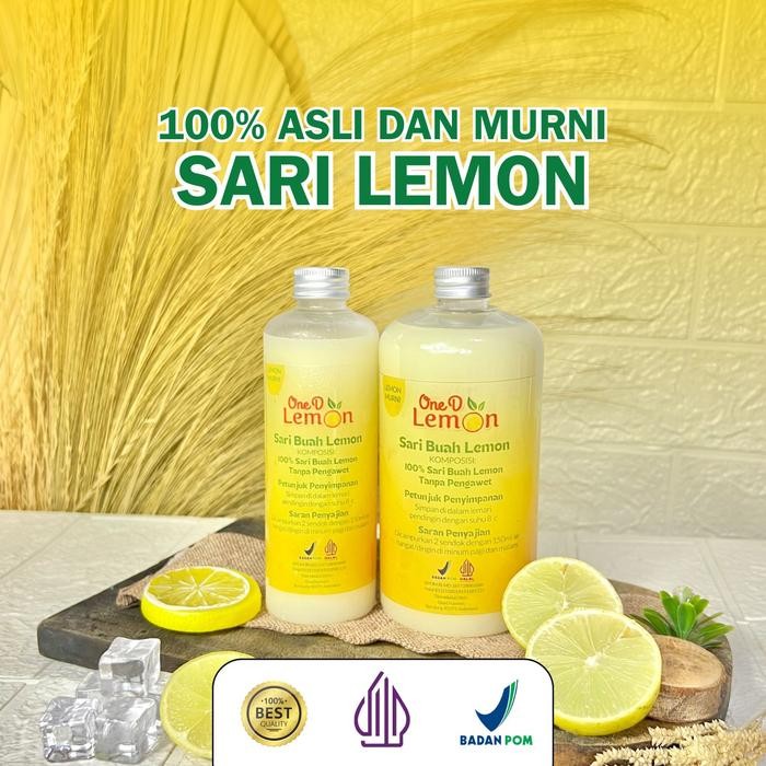 

SARI LEMON 500 ML PREMIUM FRESH ONEDLEMON MURNI BEST SELLER