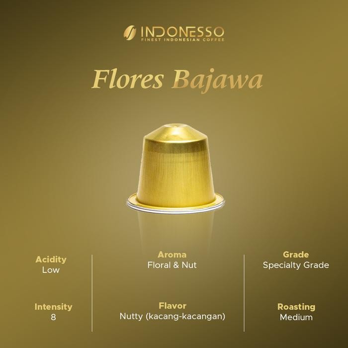 

INDONESSO OFFICE BOX SPECIALTY COFFEE CAPSULES COMPATIBLE WITH NESPRESSO MACHINES / KAPSUL KOPI