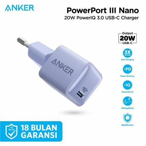 JTTOP" ANKER POWERPORT III NANO PD 20W SKU : A2633