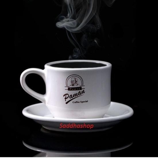 

KOPI BUBUK HITAM ROBUSTA NIKMAT MANTAP ASLI CAP PAMAN JAMBI 250GRAM