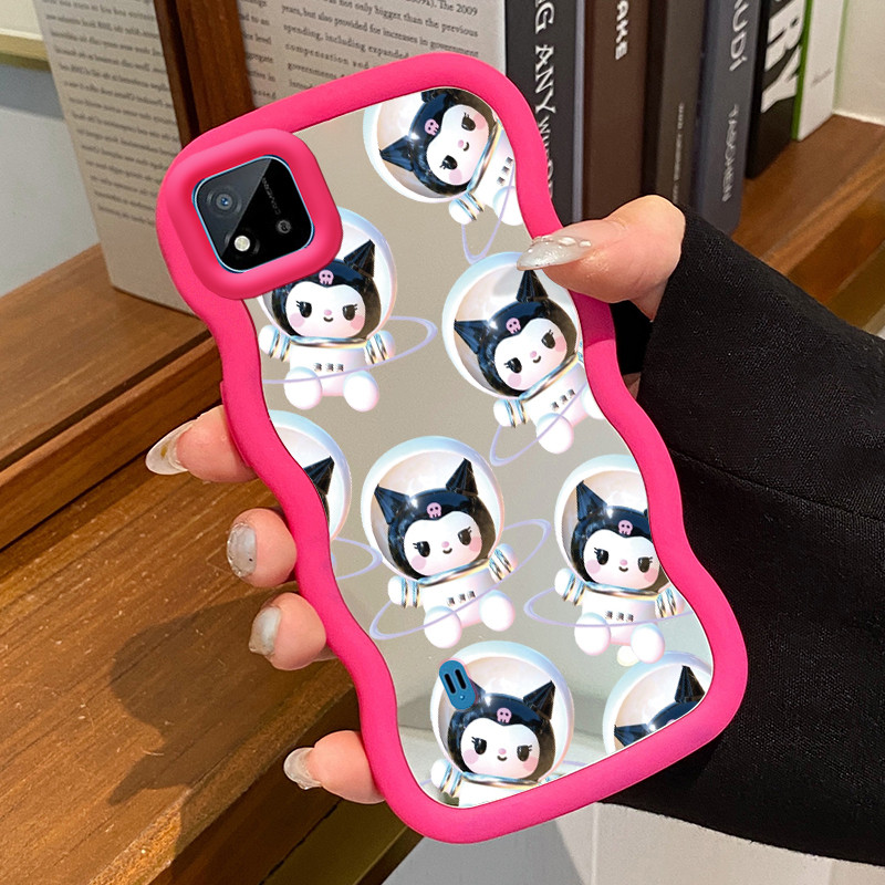 Casing Untuk Realme C20 C20A C11 2021 Case Casing Pola Kelinci Luar Angkasa Kesing HP Cesing Macaron