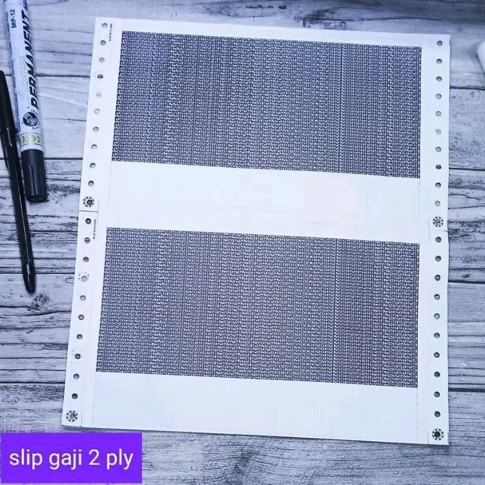 

Kertas Slip Gaji 3Ply 500Set 9,5X11"/2 Carbonise Hitam