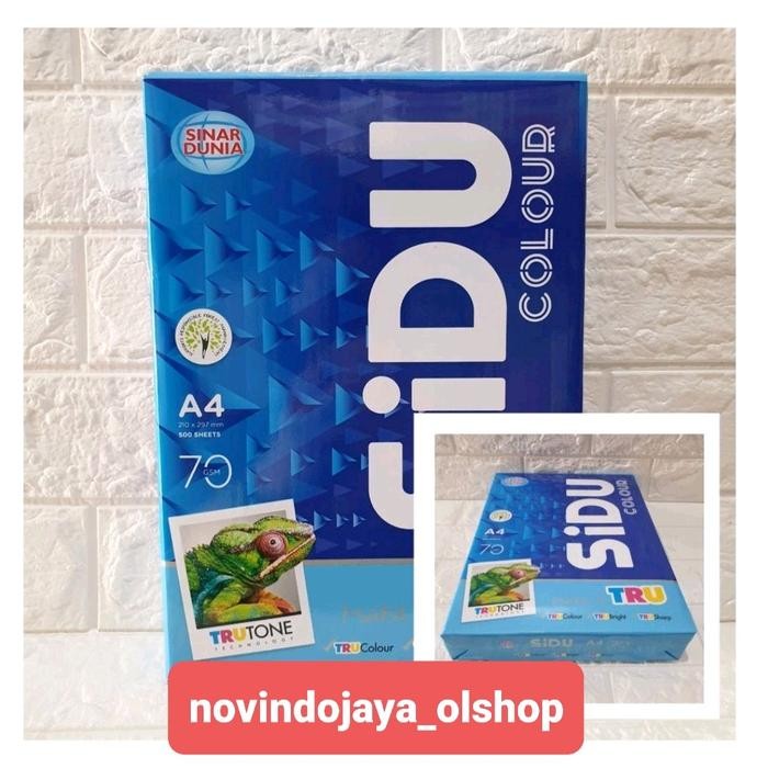 

Kertas Hvs Warna A4 70Gsm Merek Sidu Terlaris