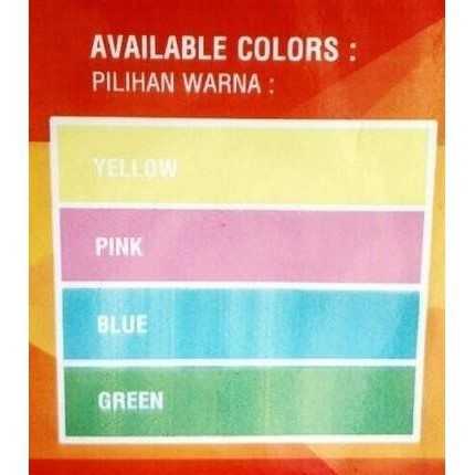 

Kertas A4 70 Gram Warna Sidu Sinar Dunia