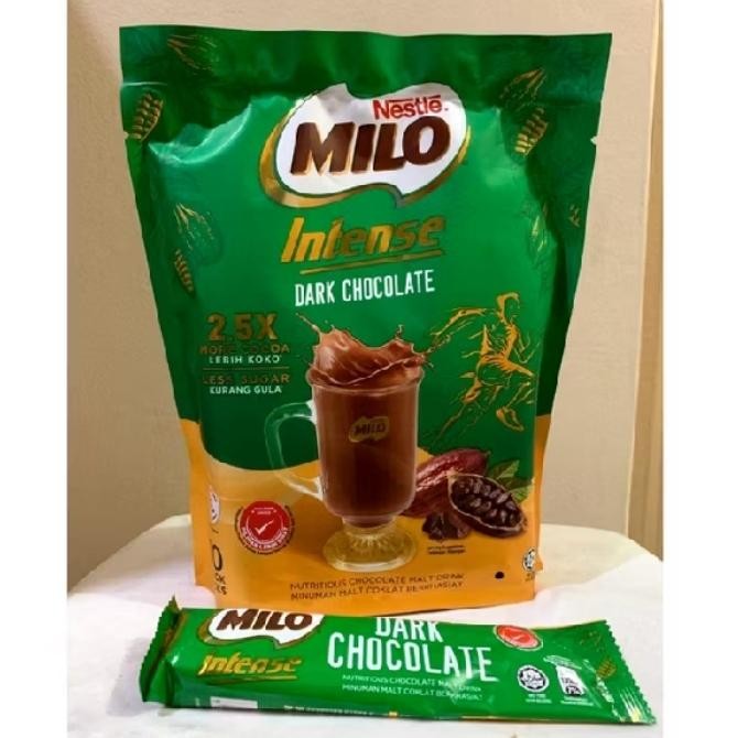 

Neww MILO INTENSE DARK CHOCOLATE Terlaris