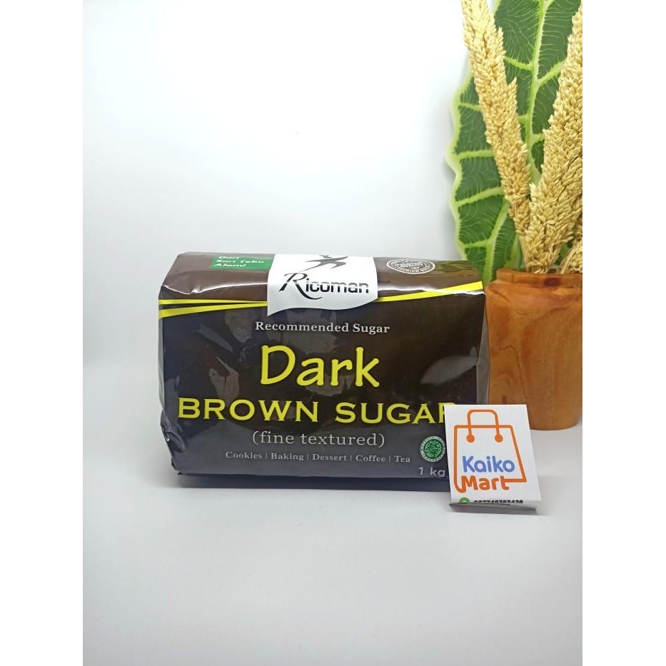 

(Allthebest) RICOMAN DARK BROWN SUGAR 1KG