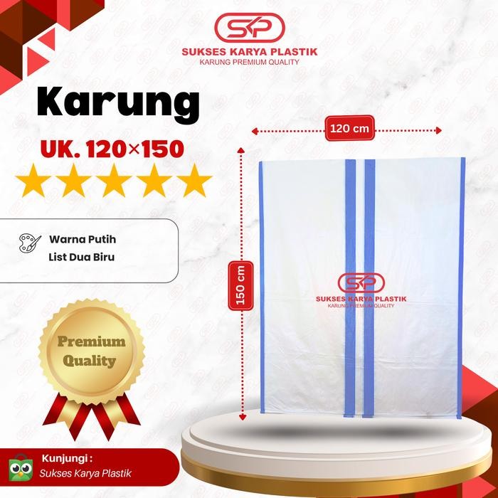

Karung Plastik 120 x 150 cm Premium Lis 2 Biru Karung Plastik 120x150 MINIMAL ORDER 5