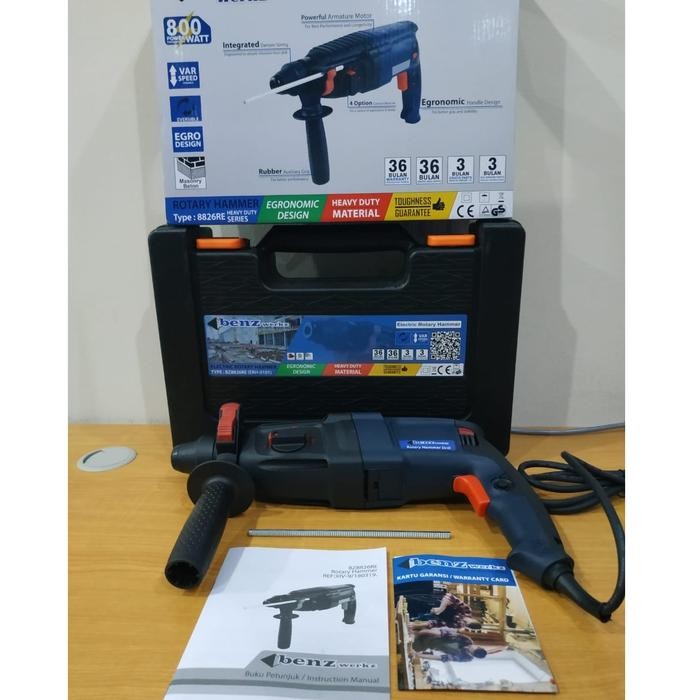 Paling Baik Mesin Bor Rotary Hammer Benz / Mesin Bor Bobok Sds Plus 26Mm