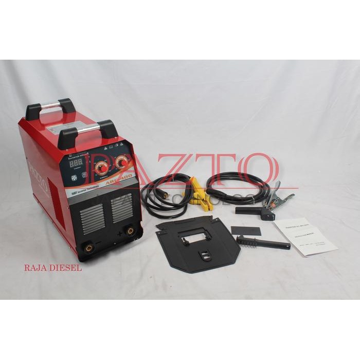 MESIN LAS INVERTER 400 PAZTO TRAFO LAS MMA 400 IGBT 3 PHASE PAZTO