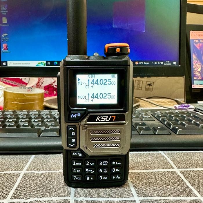 HT All Band KSun uv60 walkie talkie ksun all band bisa charge usb c ht ksun dual band dualband