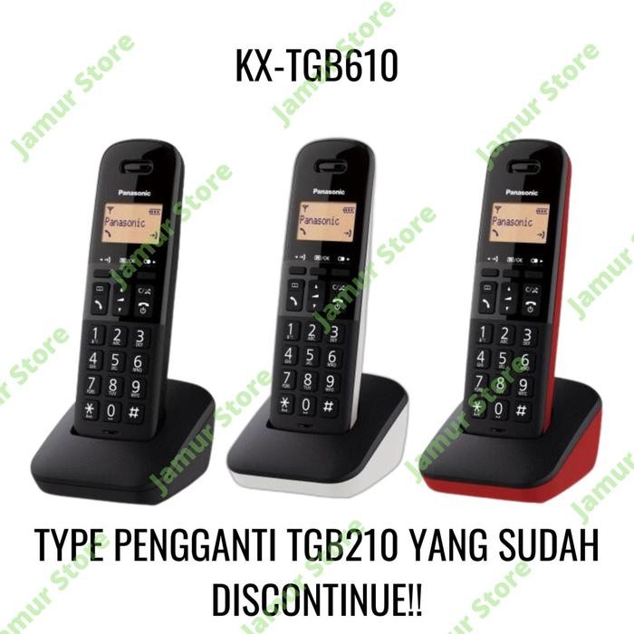 Telepon Wireless Panasonic KX-TGB610 Telpon Rumah KX-TGB610