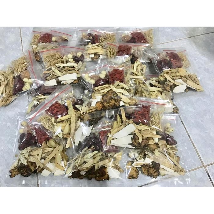 Tim ayam obat herbal chinese komplit gingseng tim kue cia po ciak po