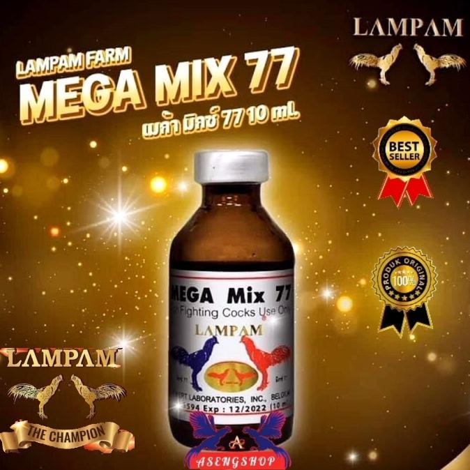 DOPING MEGA MIX 77 LAMPAM SUPLEMENT AYAM TARUNG THAILAND