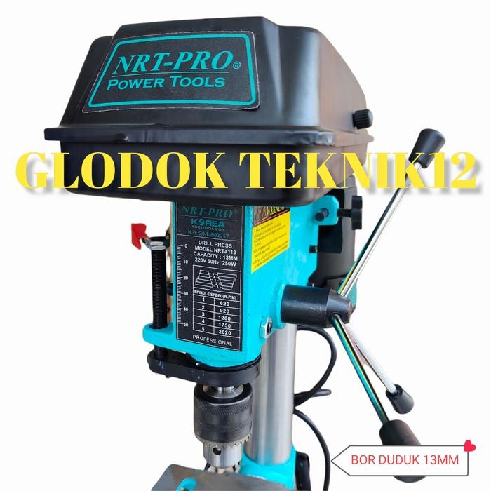 Terlaris Bor Duduk 13Mm Nrt-Pro / Bench Drill 13Mm Nrt Pro / Nrtpro 13Mm Bor
