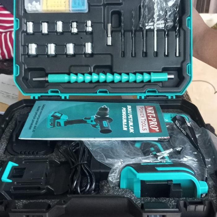 Limited Cordless Impact Drill 20V Nrt-Pro Dc-340 Termurah Versi Baru