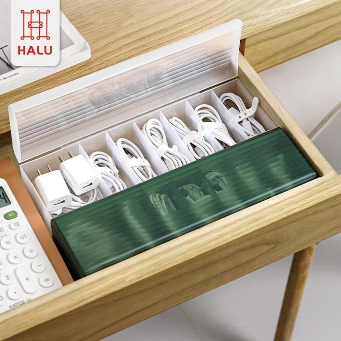 

ID HALU KOTAK PENYIMPANAN CABLE BOX PLASTIK KABEL DATA 7 SKAT HSB611