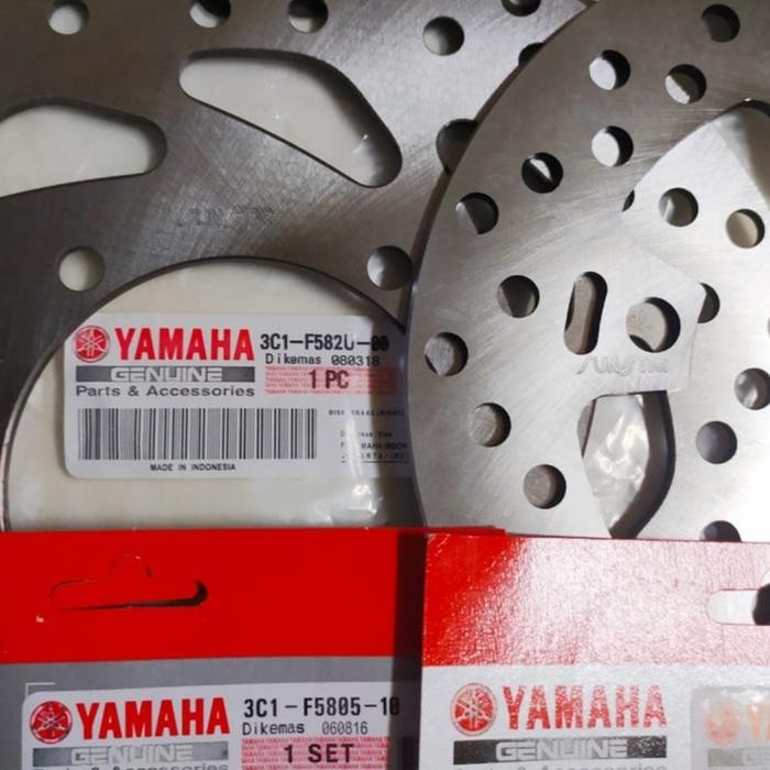 PIRINGAN CAKRAM DEPAN BELAKANG+KAMPAS REM YAMAHA VIXION NEW/NVL/