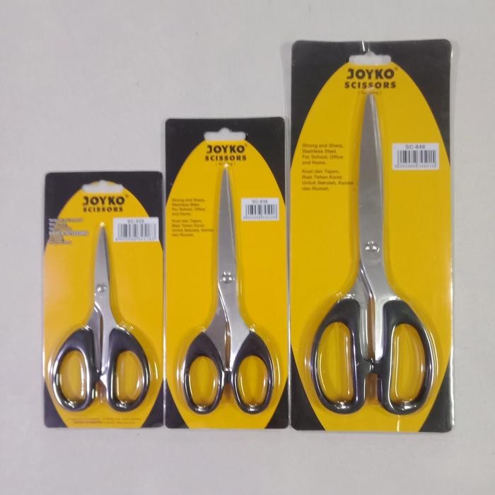 

ID JOYKO GUNTING KERTAS STAINLESS STEEL SC 828, 838, 848 KUAT TAJAM COCOK UNTUK KANTOR SEKOLAH RUMAH