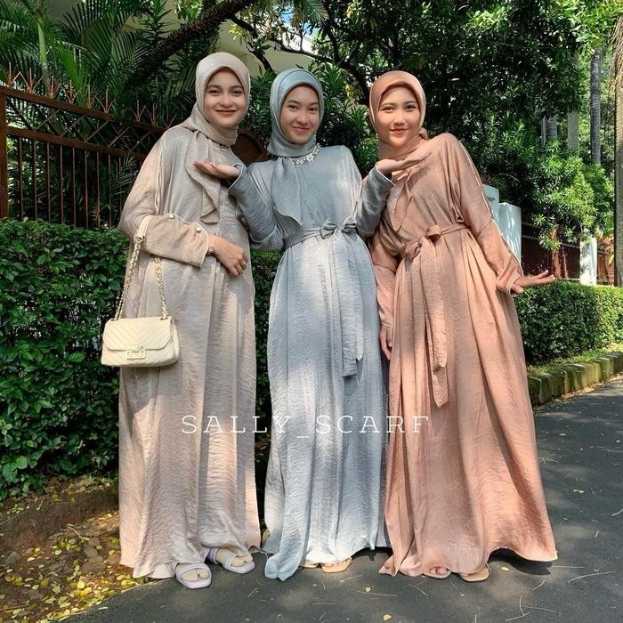 Sora Abaya Basic Oversized, Busui Friendly, Gamis Umrah, Dress Kondangan, Kajian Muslim Wanita