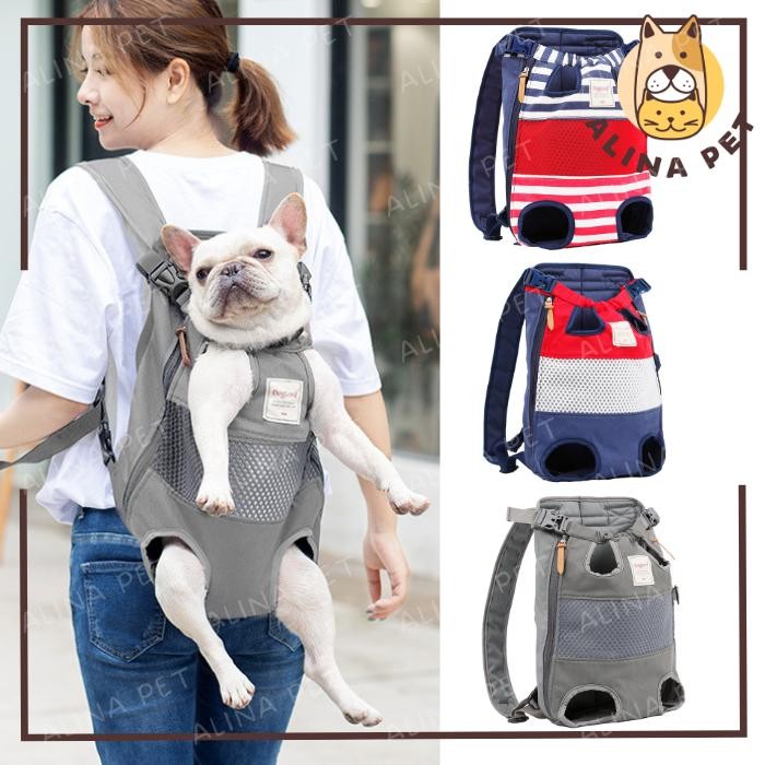 Tas Gendong Travel Anjing Kucing Backpack Ransel Kucing Dan Anjing Gendongan Anjing Depan Gaya