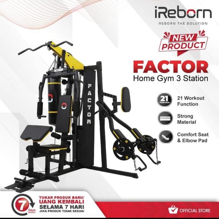 Alat Fitness Home Gym 3 sisi 150LBS