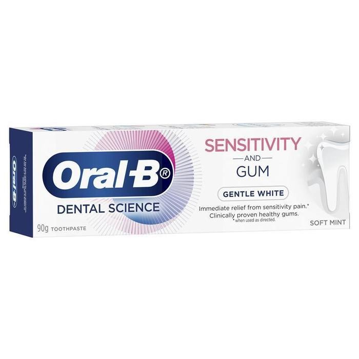 

Oral B Toothpaste Sensitivity & Gum Gentle White 90G
