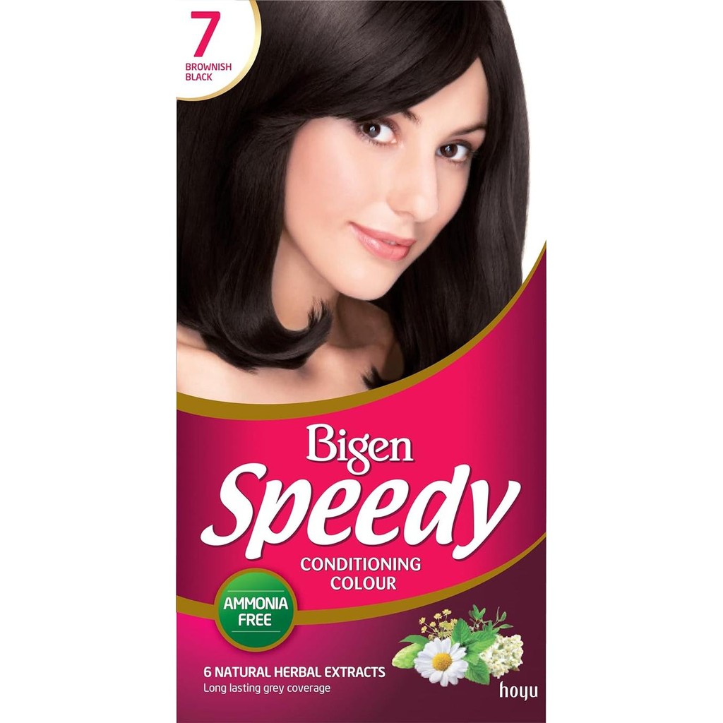 

Bigen Speedy Conditioning Color 7 Brownish Black/ Pewarna Rambut