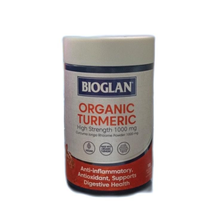 

Bioglan Organic Turmeric 1000Mg 100 Tablets
