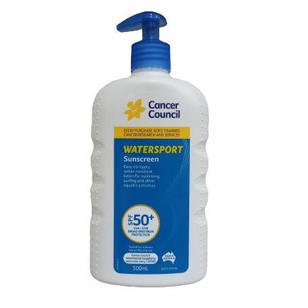 

Cancer Council Watersport Sunscreen Spf 50+ 500Ml